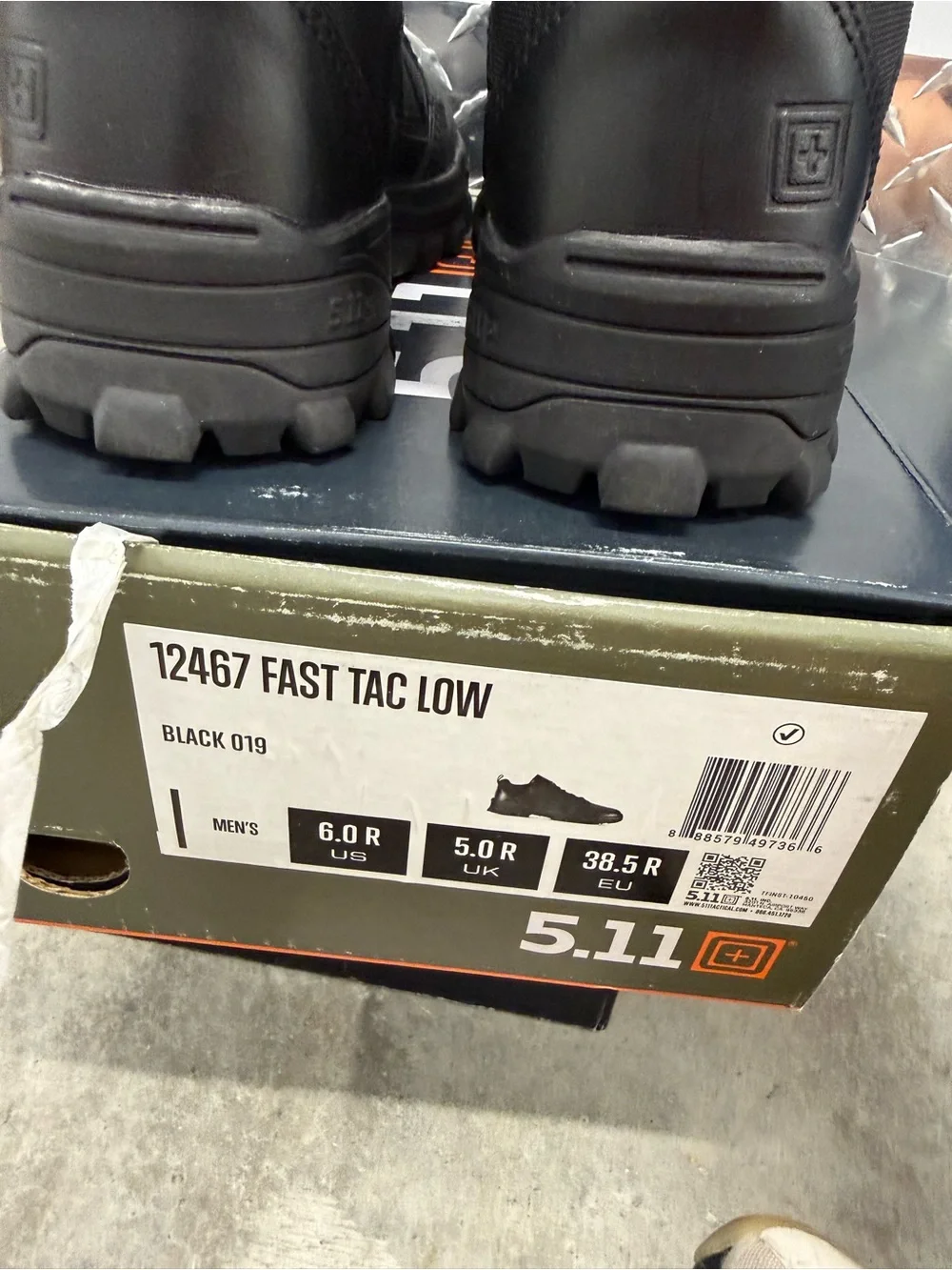 5.11 Fast Tac Low Boots Black 6